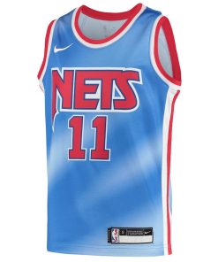 Alternative view of Kyrie Irving Brooklyn Nets Nike Youth 2020/21 Jersey - Classic Edition - Light Blue