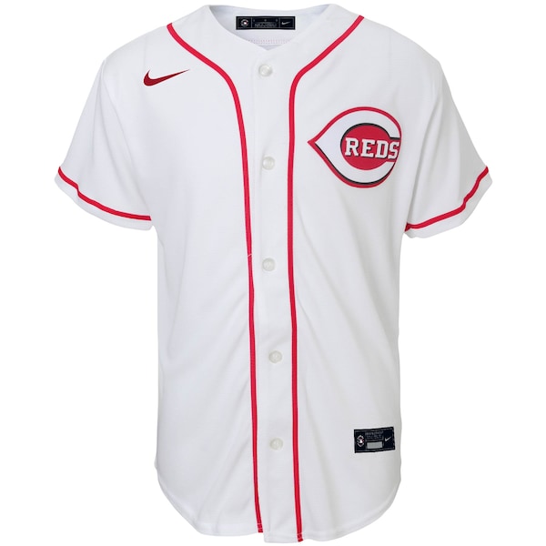 Cincinnati Reds Nike Youth Home Replica Team Jersey - White - Image 2
