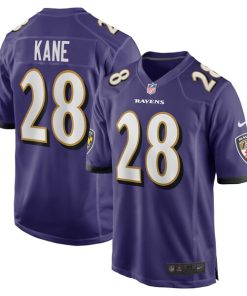 Sanoussi Kane Baltimore Ravens Nike Team Game Jersey -  Purple