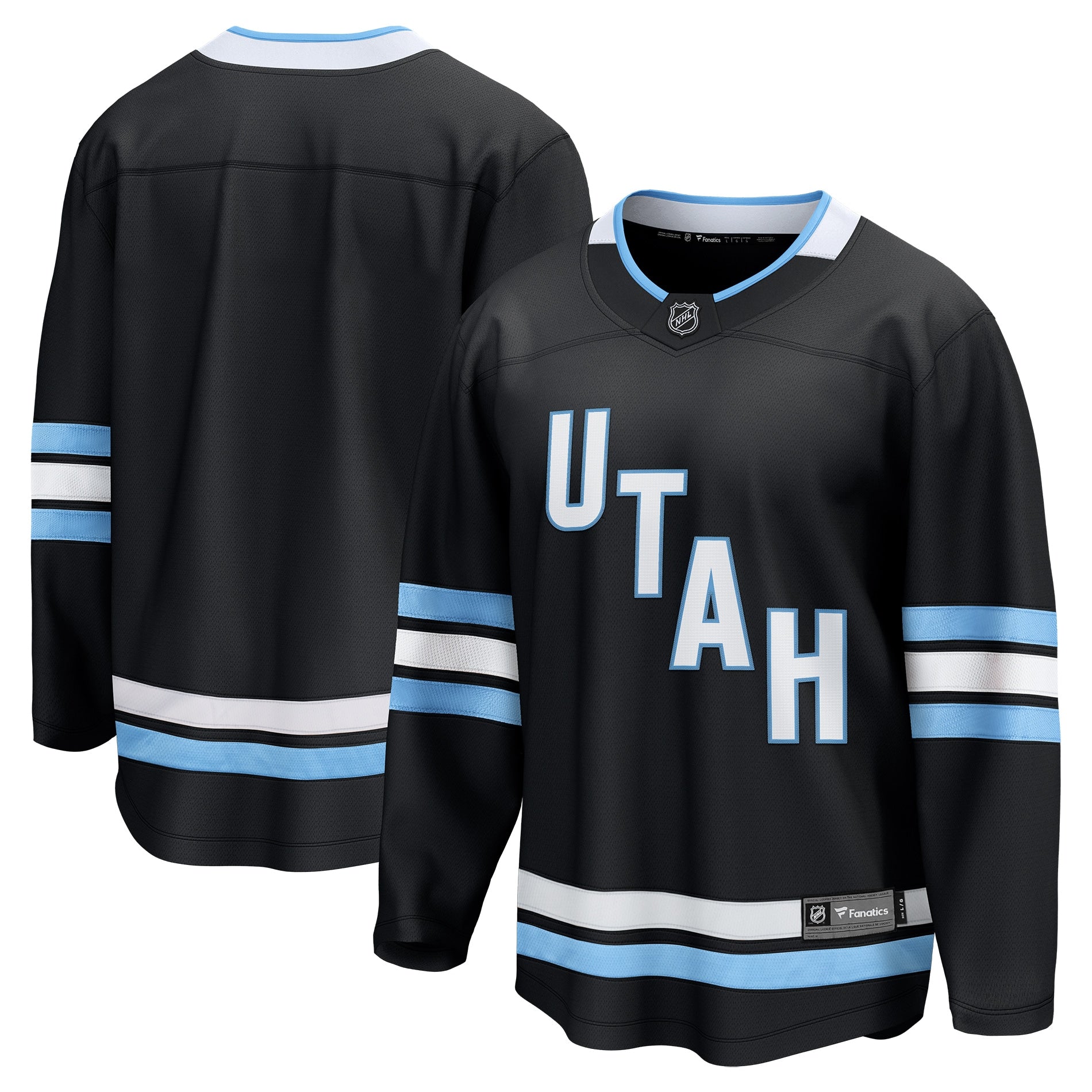 Utah Hockey Club Breakaway Blank Jersey - White/Black - Image 5