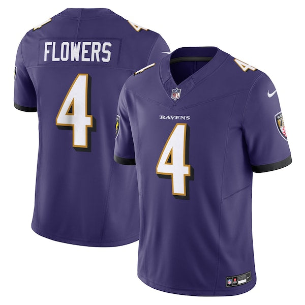 Zay Flowers Baltimore Ravens Nike Vapor F.U.S.E. Limited Jersey - Purple/Black - Image 2