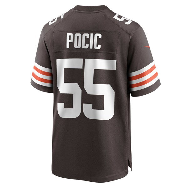 Ethan Pocic Cleveland Browns Nike Game Jersey - Brown - Image 3