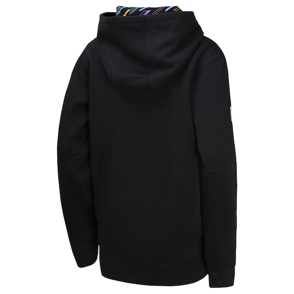 Buffalo Bills Nike Youth 2024 NFL Crucial Catch Pullover Hoodie - Black - Image 3