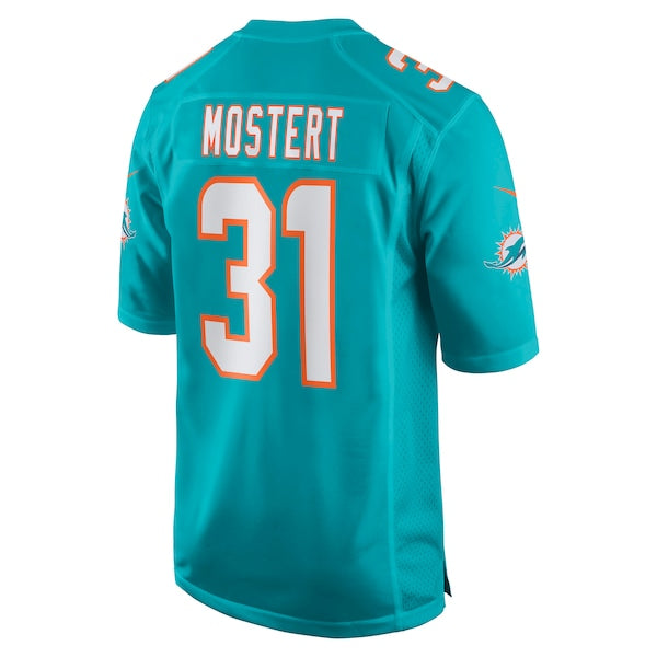 Raheem Mostert Miami Dolphins Nike Game Jersey - Aqua - Image 3