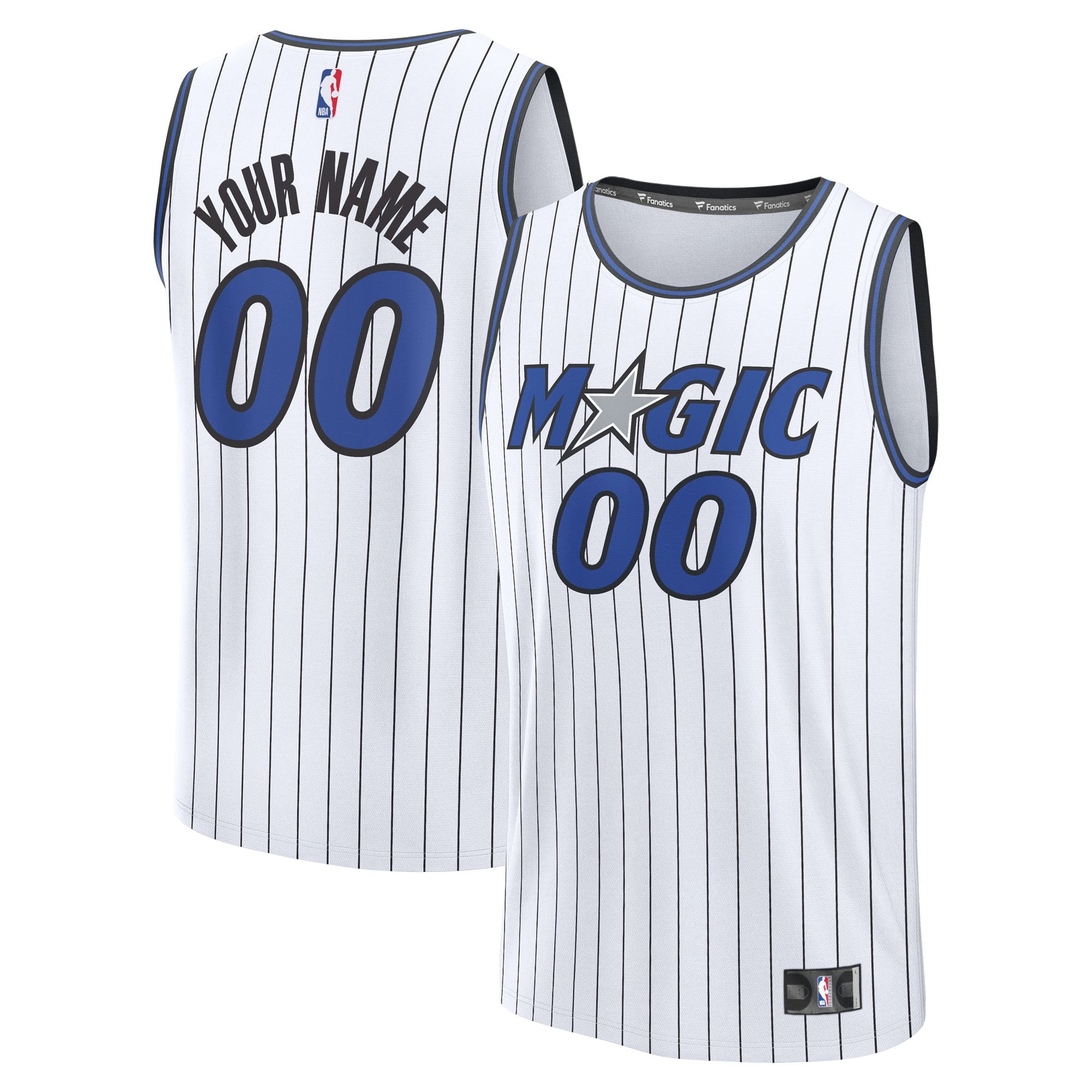 Orlando Magic Fast Break Replica Custom Jersey - Icon Edition - Blue/White - Image 5