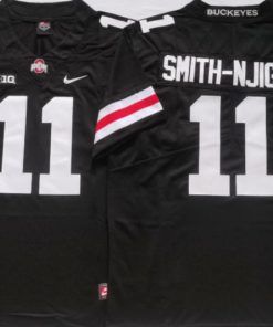Jaxon Smith-Njigba NCAA Ohio State Buckeyes Nike Vapor Limited Jersey