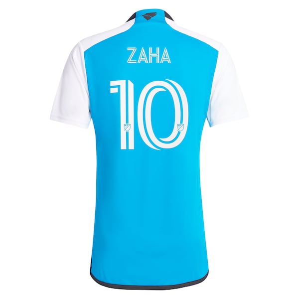 Wilfried Zaha Charlotte FC adidas 2024 The Carolina Kit: Explore Replica Player Jersey - Blue - Image 3