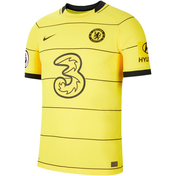 Chelsea Nike 2021/22 Away Vapor Match Jersey - Yellow - Image 2