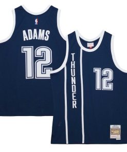 Steven Adams Oklahoma City Thunder Hardwood Classics Swingman Jersey - Navy