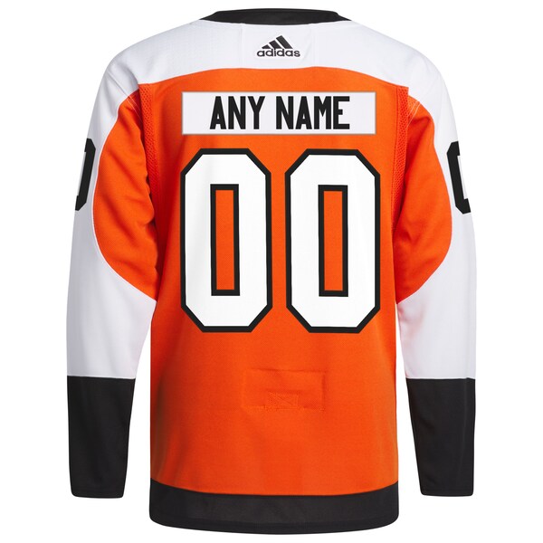 Philadelphia Flyers adidas Home Primegreen Authentic Custom Jersey - Burnt Orange - Image 3