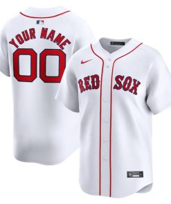 Boston Red Sox Nike Home Limited Custom Jersey - White