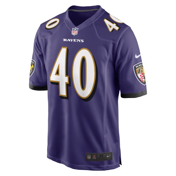 Malik Harrison Baltimore Ravens Nike Game Jersey - Purple - Image 2