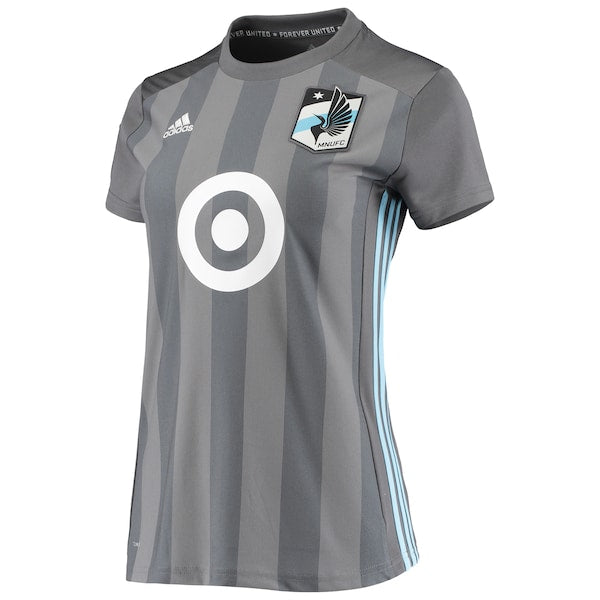 Minnesota United FC adidas Women's 2018/19 Replica Primary Jersey - Gray - Image 3