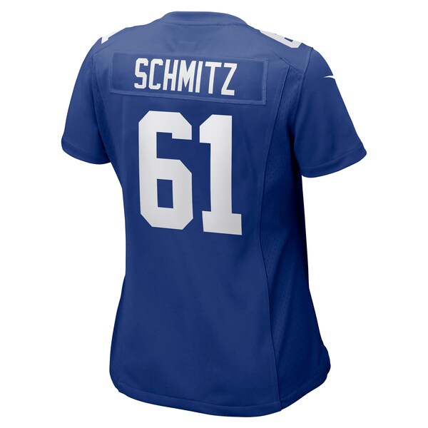 John Michael Schmitz New York Giants Nike Women's Team Game Jersey - Royal - Image 3