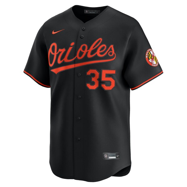 Adley Rutschman Baltimore Orioles Nike Alternate Limited Player Jersey - Black/White - Image 3