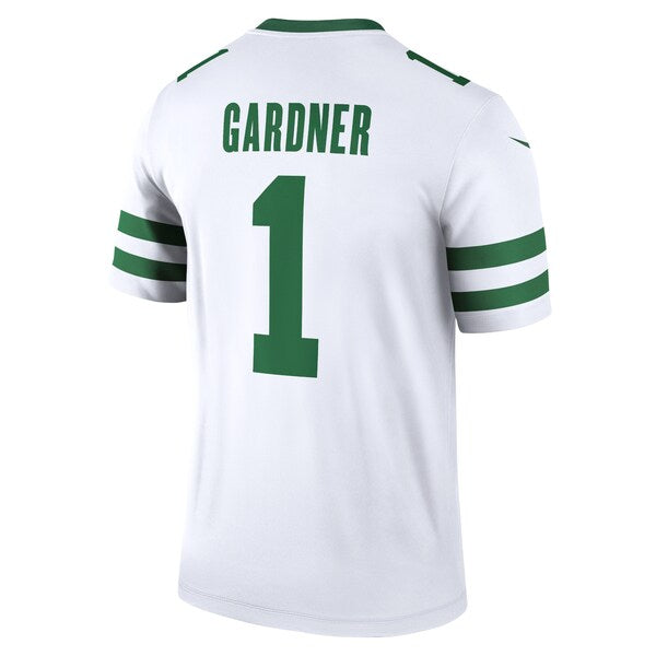 Sauce Gardner New York Jets Nike Alternate Legend Jersey - White/Green - Image 4