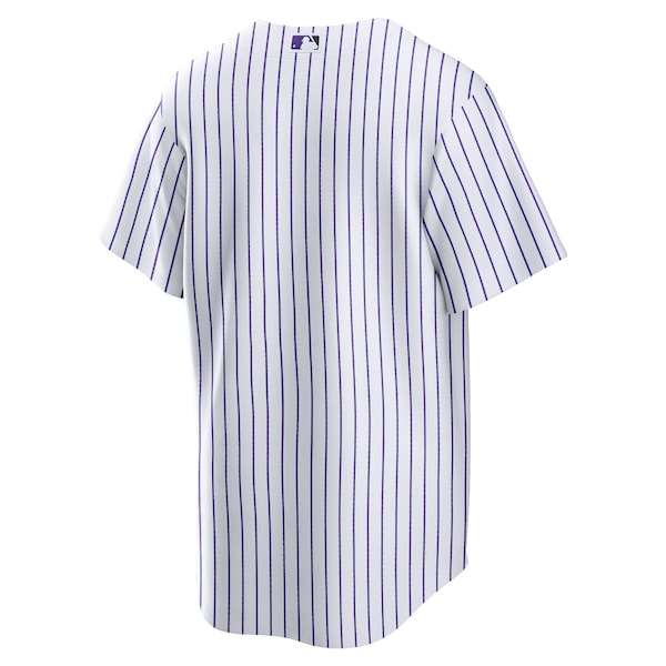 Colorado Rockies Nike Home Blank Replica Jersey - White - Image 3