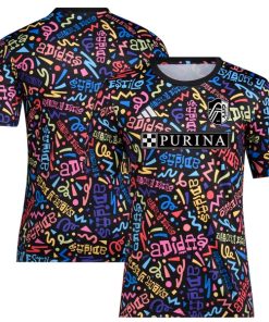 St. Louis City SC adidas 2024 Hispanic Heritage Pre-Match Top - Black