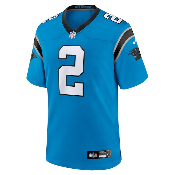 D.J. Moore Carolina Panthers Nike Alternate Game Jersey - Blue - Image 2