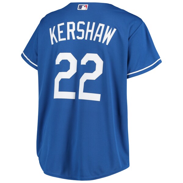 Clayton Kershaw Los Angeles Dodgers Women's Plus Size Replica Player Jersey - Royal - Image 3