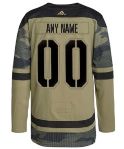 Alternative view of Detroit Red Wings adidas Military Appreciation Team Authentic Custom Practice Jersey - Camo