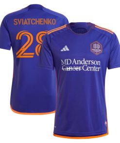 Erik Sviatchenko Houston Dynamo FC adidas 2025 Still Holdin' Replica Player Jersey - Purple