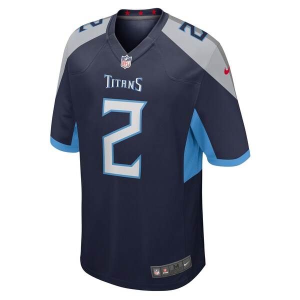 Tyjae Spears Tennessee Titans Nike Game Jersey - Navy - Image 2