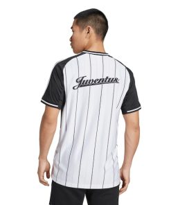 Alternative view of Juventus adidas US Pack Full-Button Baseball Jersey - White