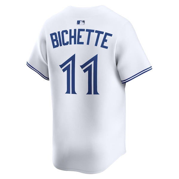 Bo Bichette Toronto Blue Jays Nike Home Limited Jersey - White/Powder Blue - Image 2
