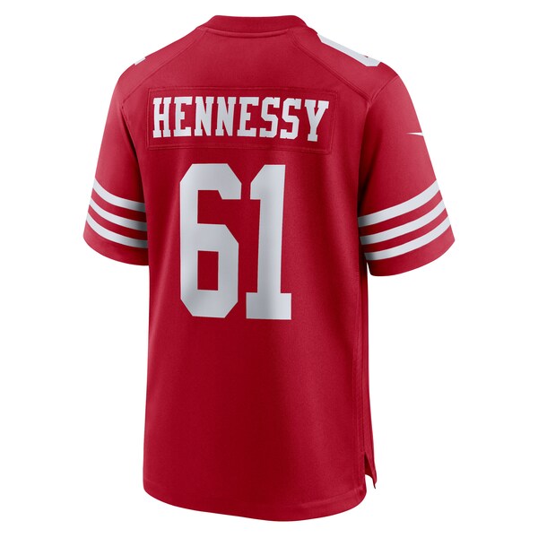 Matt Hennessy San Francisco 49ers Nike Team Game Jersey - Scarlet - Image 3