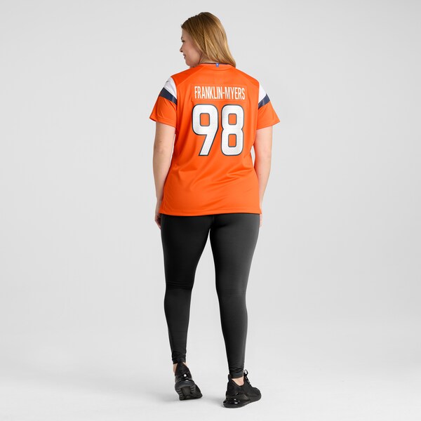 John Franklin-Myers Denver Broncos Nike Women's Team Game Jersey - Orange - Image 7