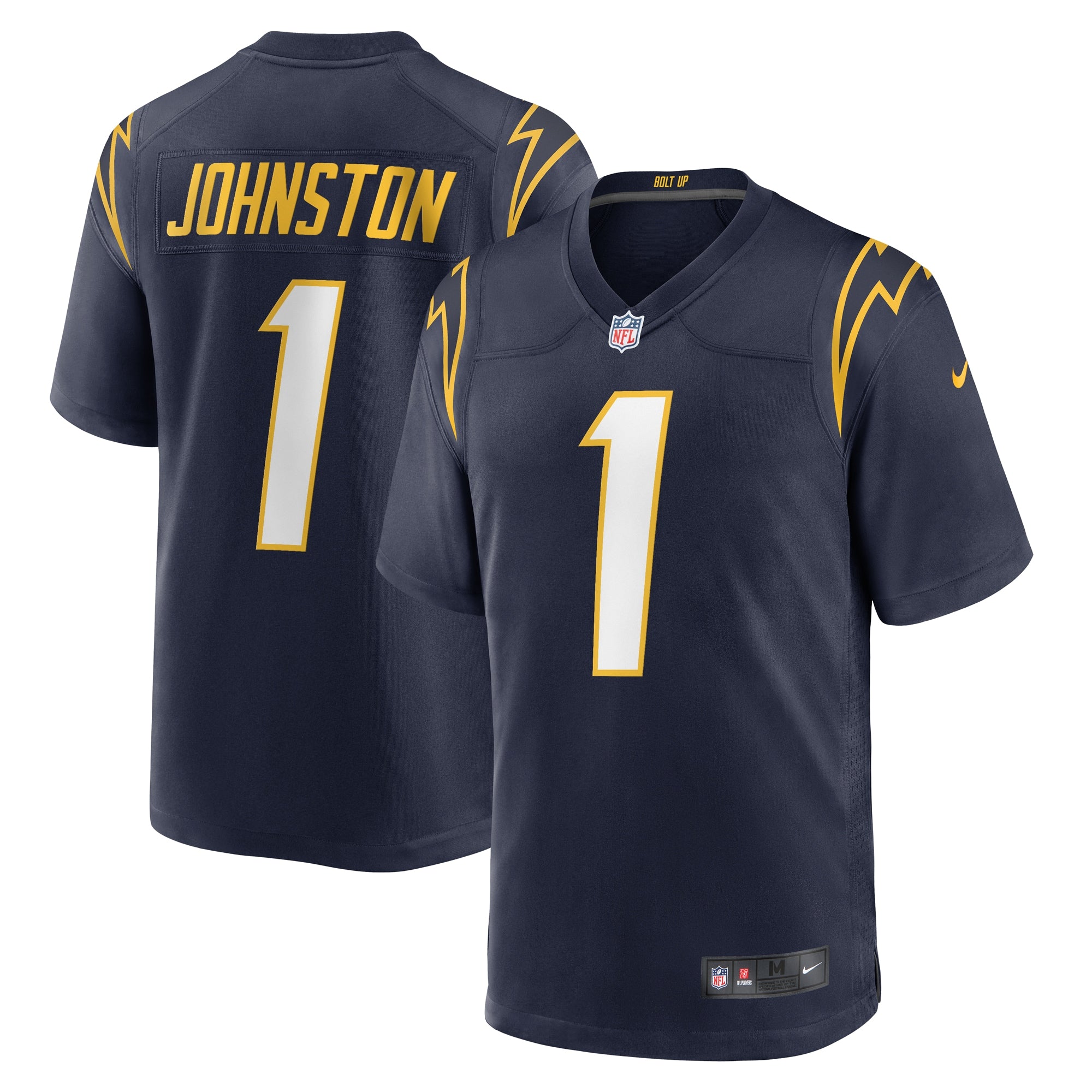 Quentin Johnston Los Angeles Chargers Nike Alternate Game Jersey - Royal/Navy/White - Image 12