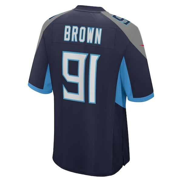 Shakel Brown Tennessee Titans Nike Game Jersey - Navy - Image 3