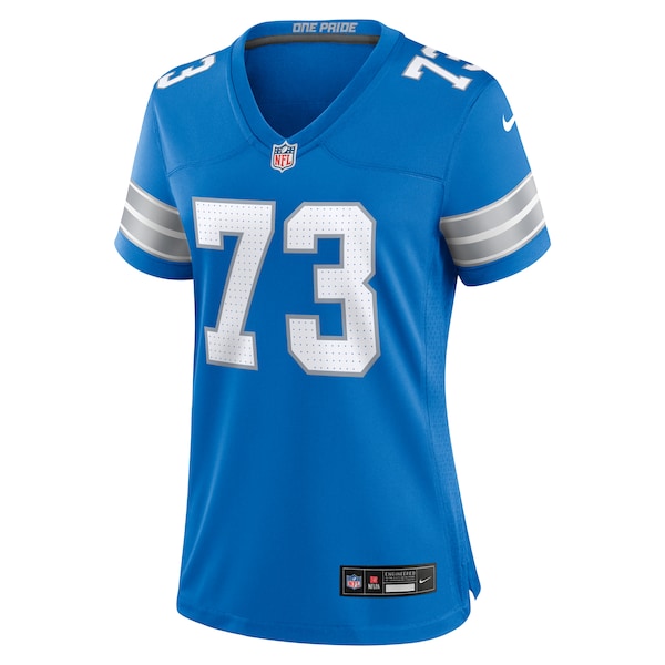 Christian Mahogany Detroit Lions Nike Women's Team Game Jersey - Blue - Image 2