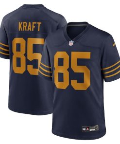 Tucker Kraft Green Bay Packers Nike Alternate  Game Jersey -  Navy/Green