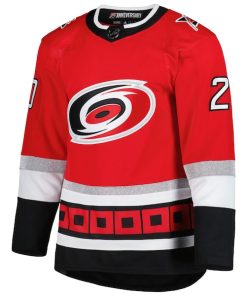 Alternative view of Sebastian Aho Carolina Hurricanes adidas Alternate Primegreen Authentic Player Jersey - Red