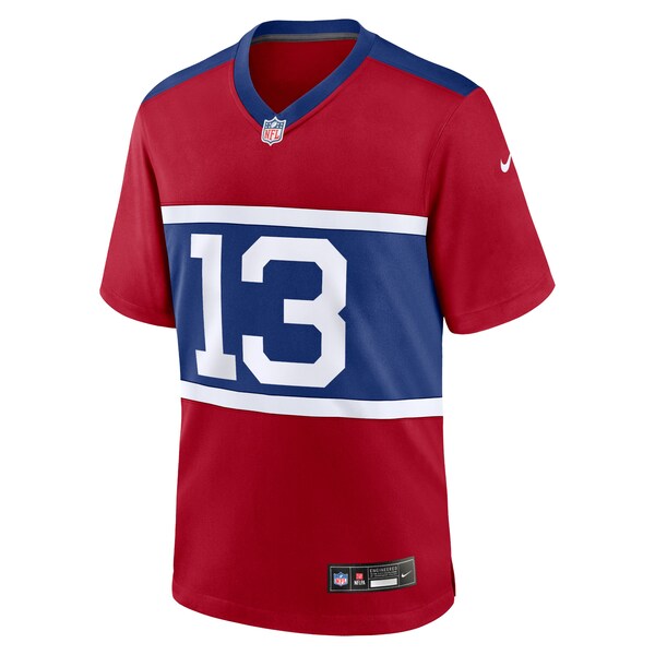 Jalin Hyatt New York Giants Nike Alternate Player Game Jersey - Century Red - Image 2