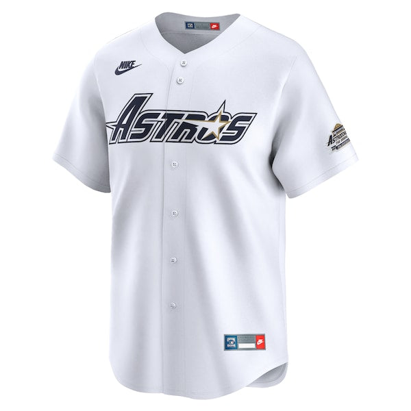 Jeff Bagwell Houston Astros Nike Throwback Cooperstown Collection Limited Jersey - White - Image 2
