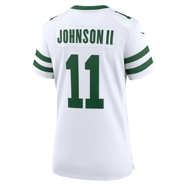 Jermaine Johnson II New York Jets Nike Women's Alternate Game Jersey - Spotlight White/Green - Image 4
