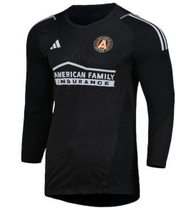 Alternative view of Atlanta United FC adidas 2023 Goalkeeper Long Sleeve Replica Jersey - Black