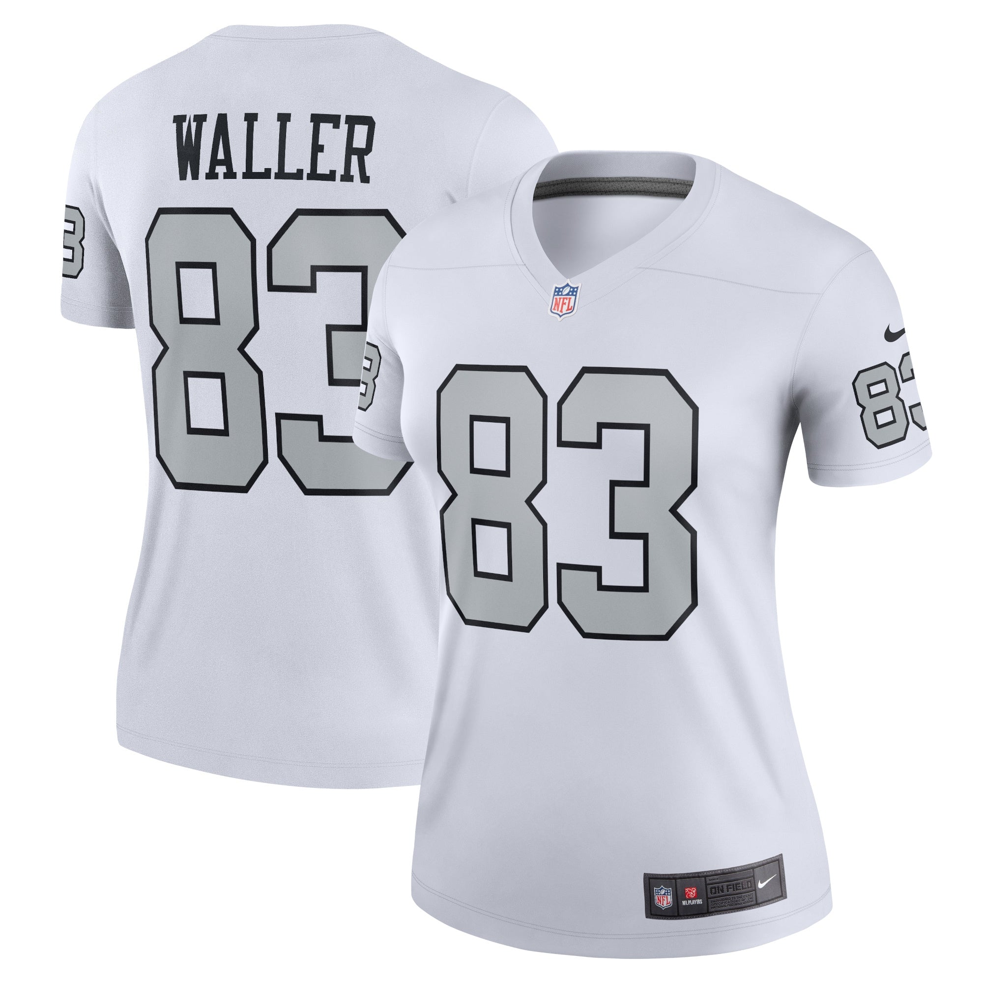 Darren Waller Las Vegas Raiders Nike Women's Legend Jersey - Black/White - Image 6