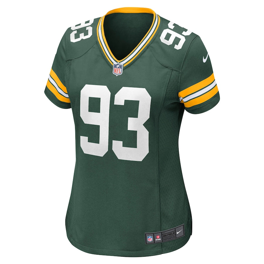T.J. Slaton Green Bay Packers Nike Women's Game Jersey - Green - Image 2