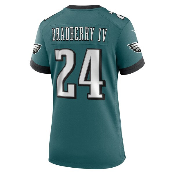 James Bradberry IV Philadelphia Eagles Nike Women's Team Game Jersey - Midnight Green - Image 4
