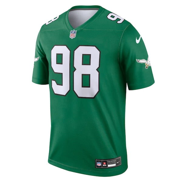 Jalen Carter Philadelphia Eagles Nike Alternate Legend Jersey - Kelly Green - Image 2