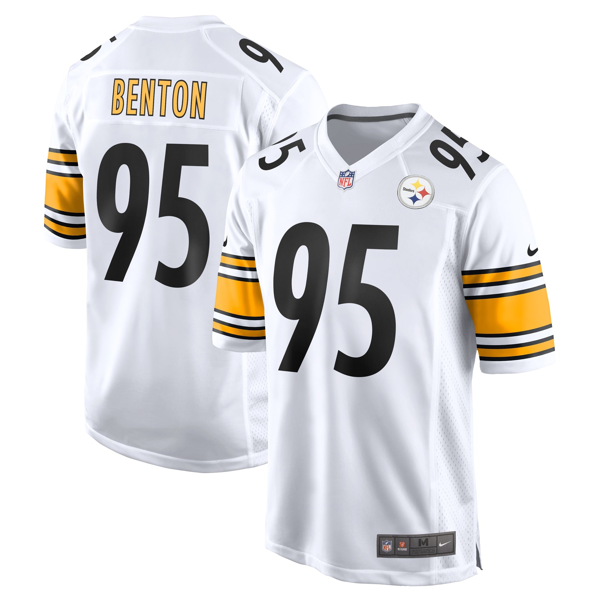 Keeanu Benton Pittsburgh Steelers Nike Team Game Jersey - Black/White - Image 6