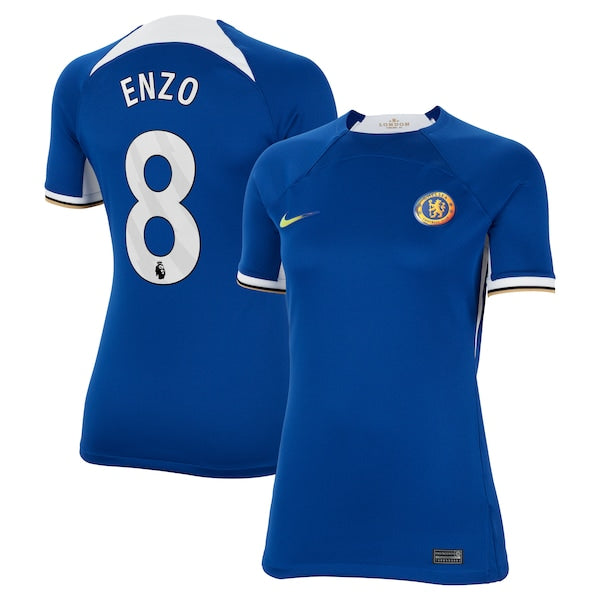 Enzo Fern¨¢ndez Chelsea Nike Women's 2023/24 Home Stadium Replica Jersey - Blue/Navy