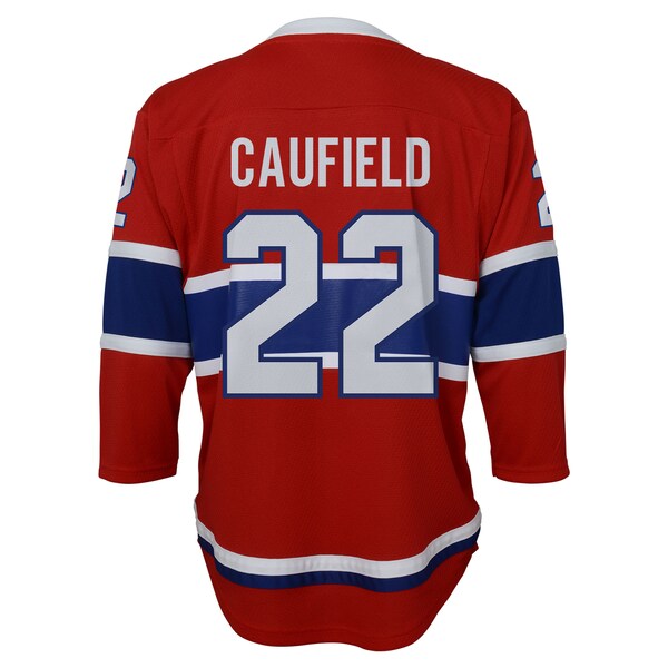 Cole Caufield Montreal Canadiens Youth Home Replica Player Jersey - Red - Image 3