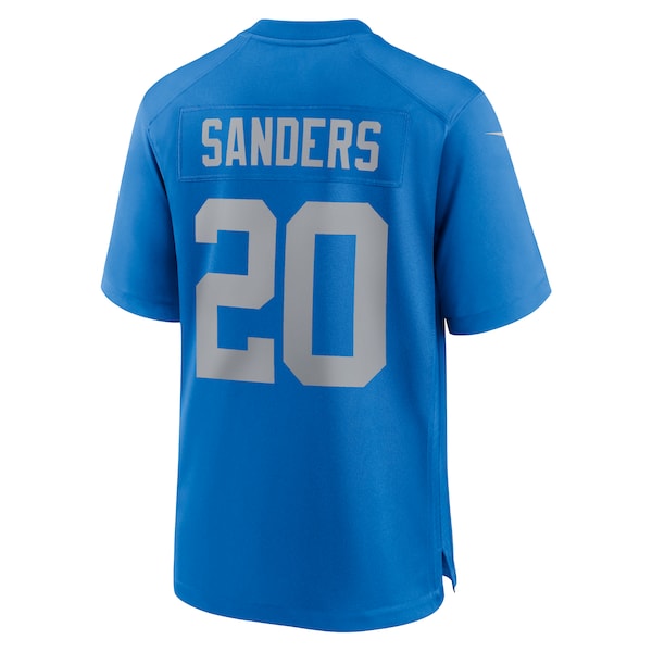 Barry Sanders Detroit Lions Nike Alternate Game Jersey - Blue - Image 3