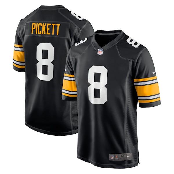 Kenny Pickett Pittsburgh Steelers Nike Player Alternate Game Jersey - Black - Image 2