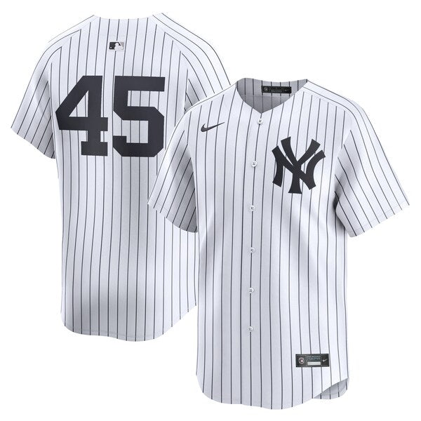 Gerrit Cole New York Yankees Nike Home Limited Player Jersey - White/Gray - Image 2